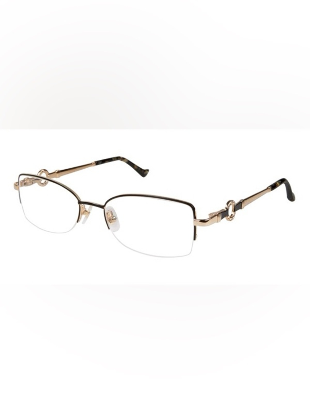 Tura R548 Semi-Rimless Eyeglass Frames – Preowned – Made in Japan